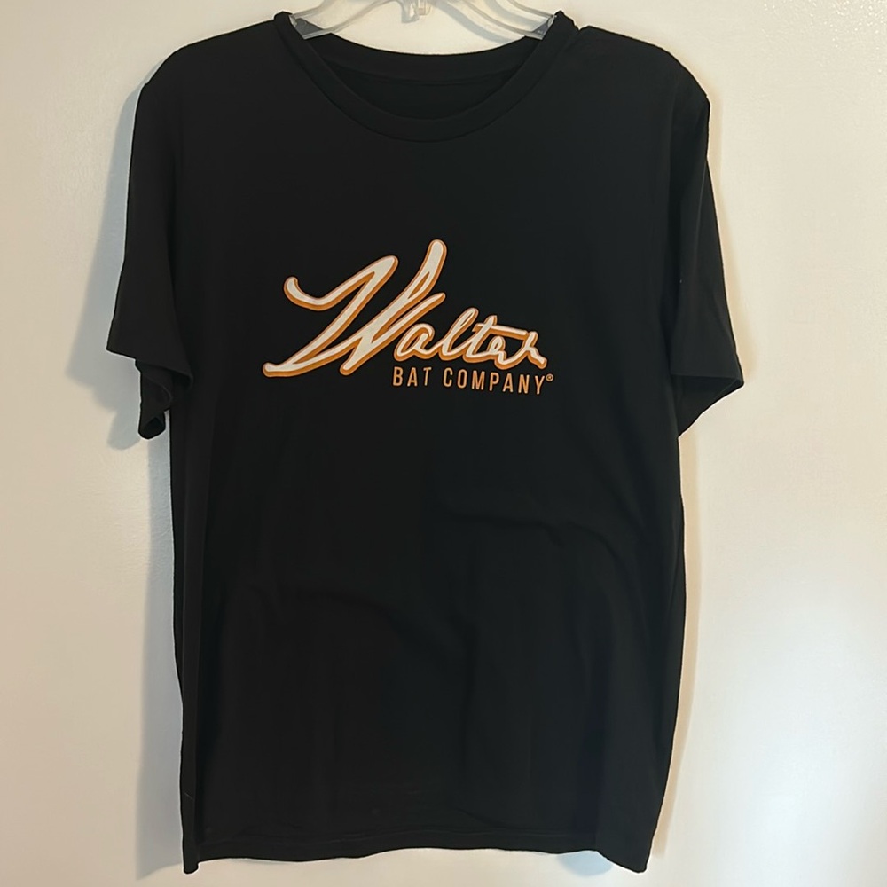 Walter Baseball Bat Company black t-shirt Size estimated Large